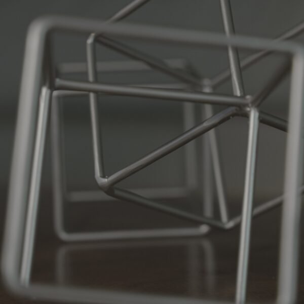 3 cubes plateado
