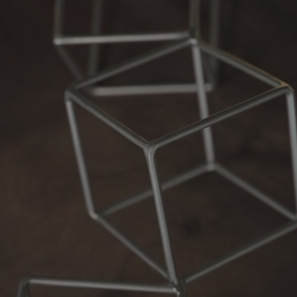 cubes plateado